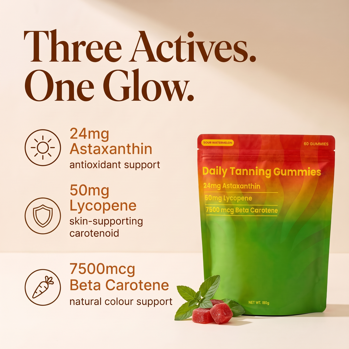 Three Actives, One Glow